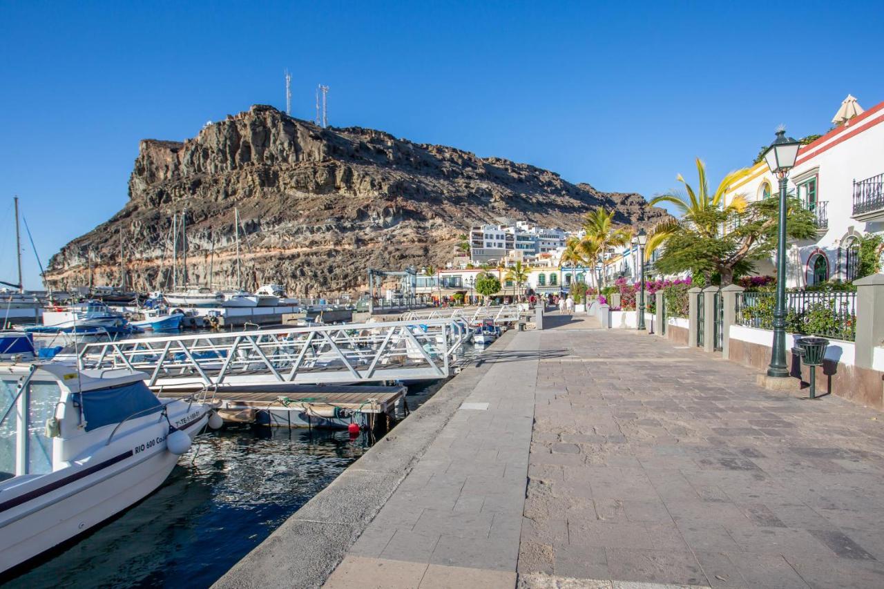 Ribera Del Puerto - Luxe Apartement With Great Terrace And Sea View Puerto De Mogan Exterior foto